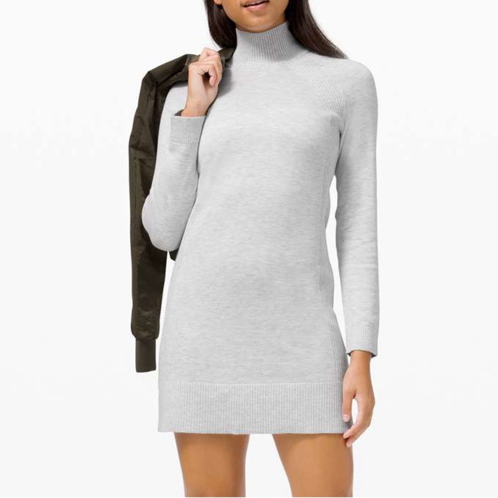 Lululemon Keep It Cozy Dress HCUG grey size 4